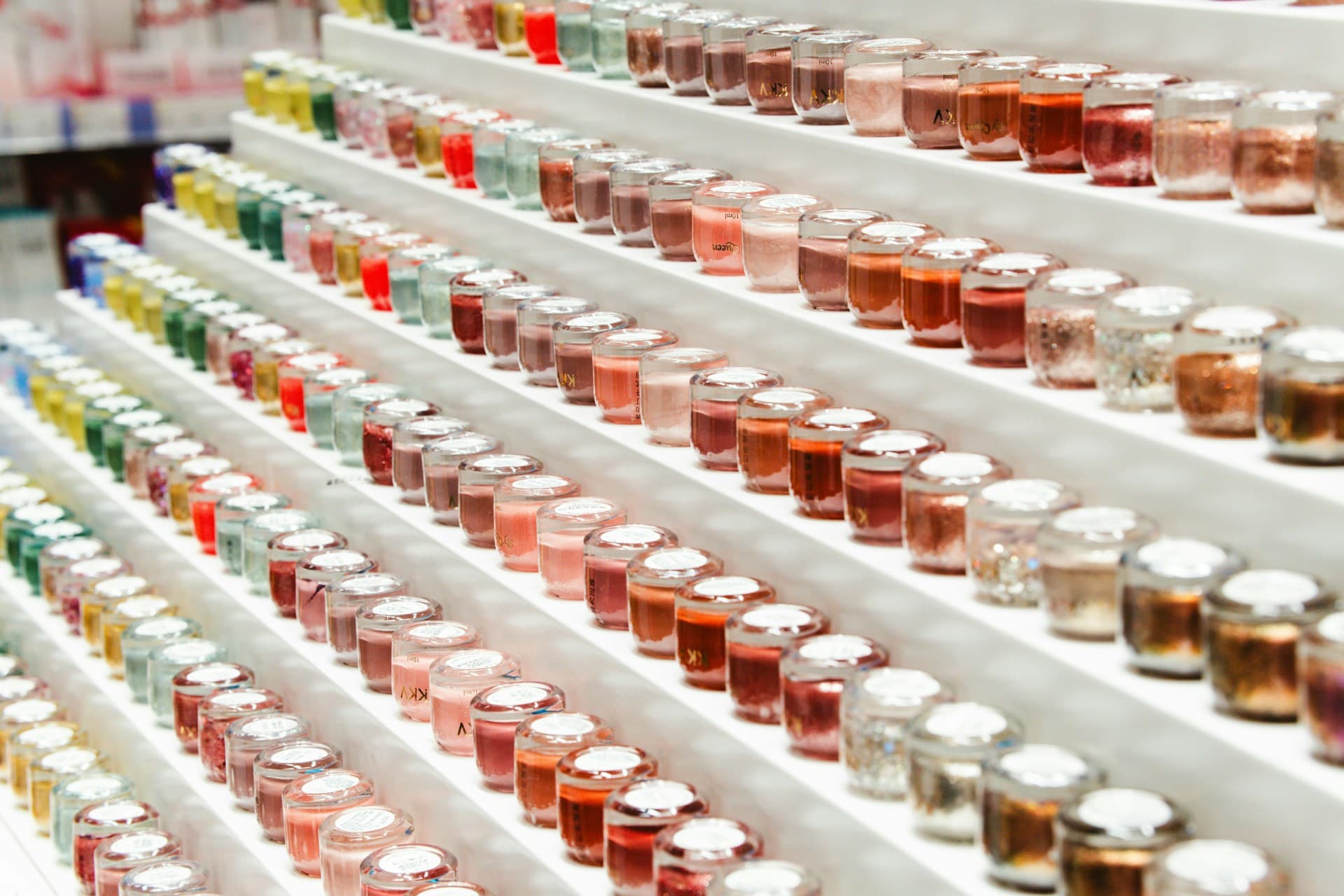 Amber serum bottles with droppers, warm-graded