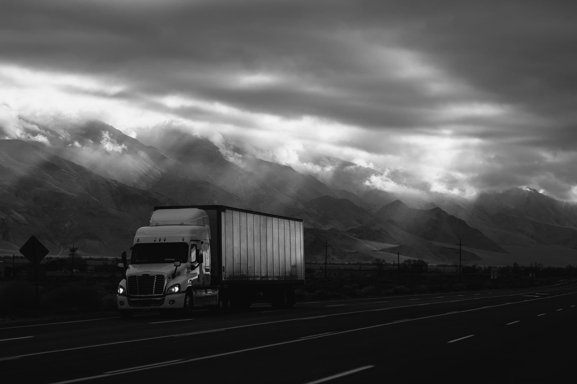 Freight container being loaded for international shipping
